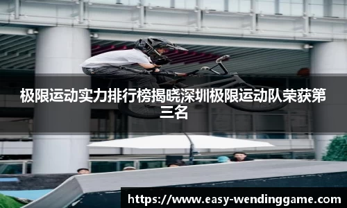 极限运动实力排行榜揭晓深圳极限运动队荣获第三名
